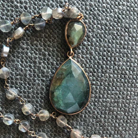 Pear drop Necklace - Rachel Reinhardt - Picture 2 of 3